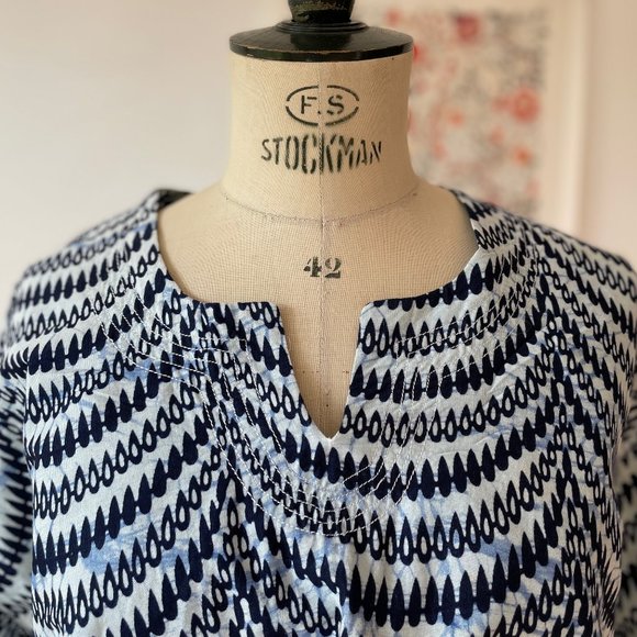 Authentic Block Wax Print Dashiki - Picture 1 of 8